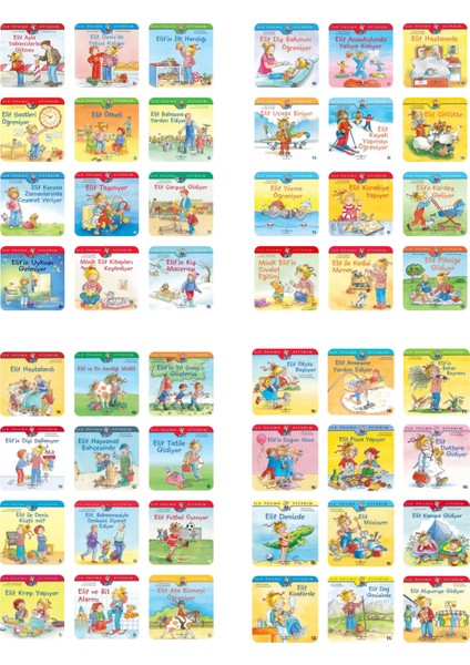 Elif ile Okuma Kitabım Değerler Eğitimi - 48 Kitap – Okuma Takip Ayracı