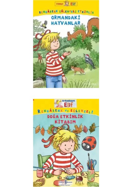 Elif ile Okul Öncesi Etkinlik Serisi 10 Kitap - Anaokulu Ev Çalışmaları
