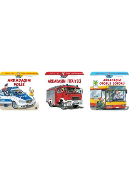 Mesleklerle Dünyayı Öğreniyorum Serisi 8 Kitap – Okuma Takip Ayracı