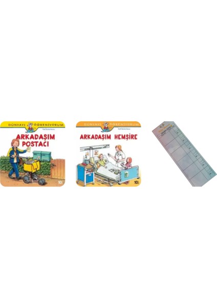 Mesleklerle Dünyayı Öğreniyorum Serisi 8 Kitap – Okuma Takip Ayracı