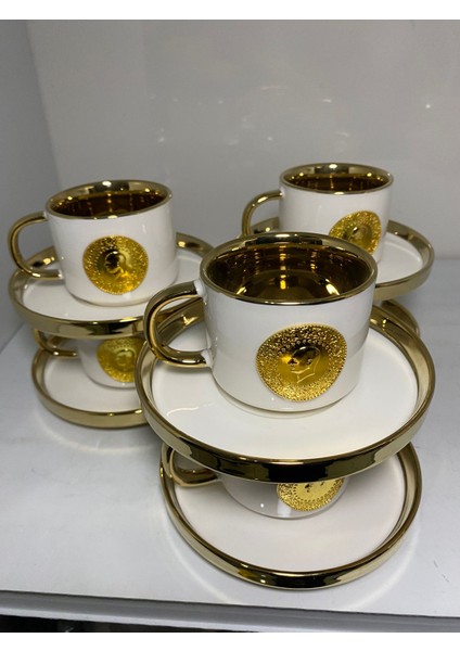 Lüx Porselen Lira Fincan Takımı indirimleri