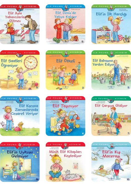 Elif ile Okuma Kitabım Değerler Eğitimi 24 Kitap – Okuma Takip Ayracı