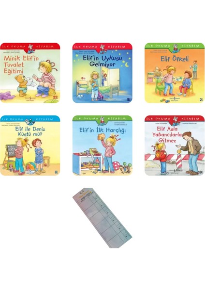 Elif ile Karakter ve Özbenlik 6 Kitap – Okuma Takip Ayracı