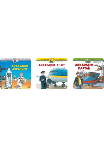Mesleklerle Dünyayı Öğreniyorum Serisi 9 Kitap – Okuma Takip Ayracı fırsatları