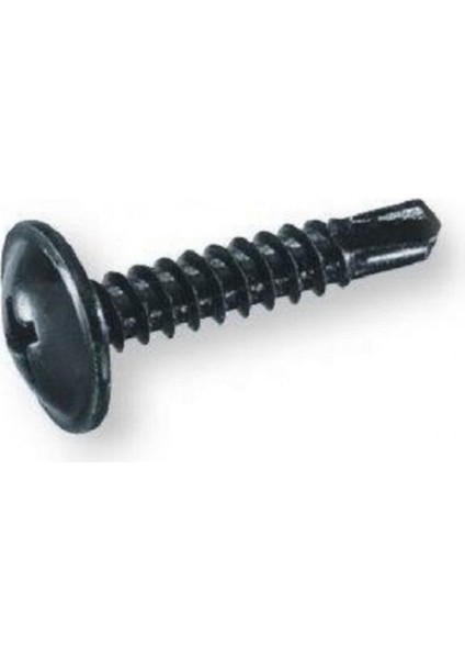 Rysb 4.2X19 mm 1000 Adet Siyah Pul Başlı Matkap Uçlu Vida Otomatik Vida