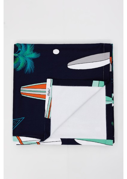 Surfboard Desen Plaj Havlusu & Deniz Şortu Ikili Takım modelleri
