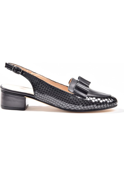 2456 Kadın Arkası Açık Topuklu Klasik Ayakkabı fiyatları