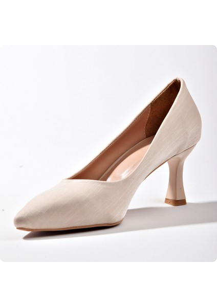 320 Kadın Klasik Kısa Topuk Stiletto