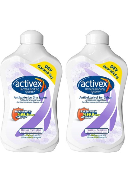 Sıvı Sabun Hassas 2x1,5lt