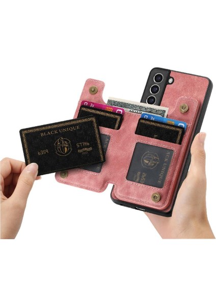 Samsung Galaxy S21 Fe Standı Fonksiyonu Için Kılıf Katlanabilir Arka Kapak Vintage (Yurt Dışından)