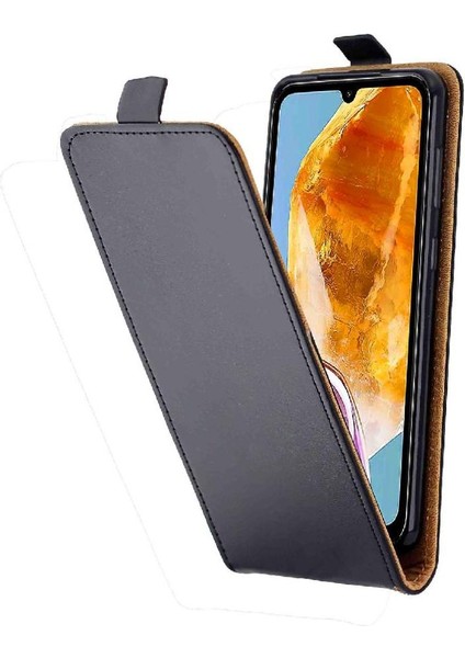 Samsung Galaxy M15 Için Dikey Flip CASE/F15 Kart Yuvası Iş Tarzı Tpu (Yurt Dışından)