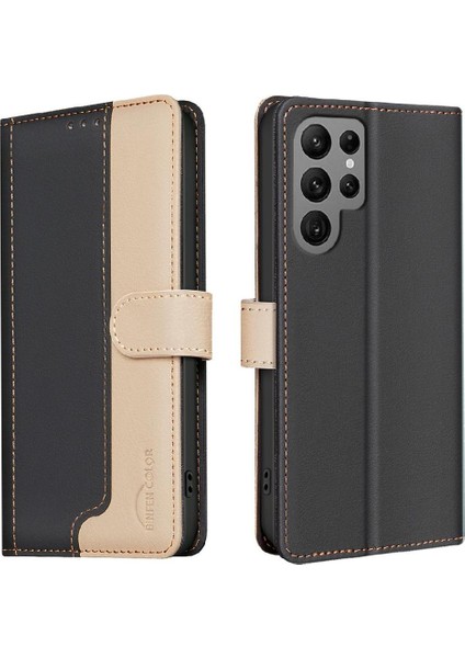 Samsung Galaxy S23 Ultra Darbeye Dayanıklı Tpu Iç Kabuk Flip Case (Yurt Dışından)