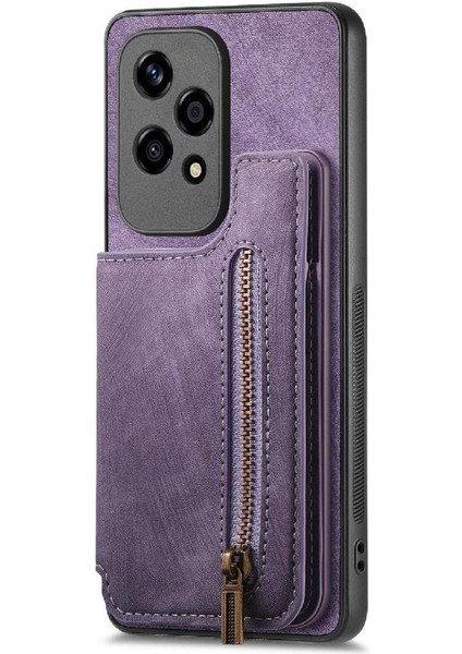 Onur Için Kılıf 200 Lite Standı Fonksiyonu Vintage Fermuar Cüzdan Katlanabilir Geri (Yurt Dışından) fırsatları
