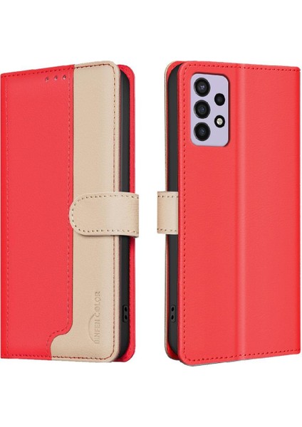 Samsung Galaxy Için Flip Case A52S 5g Flip Folio Rfıd Engelleme Kickstand (Yurt Dışından)