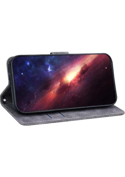 Oppo Flip 12 5g Flip Folio Kickstand Özelliği Için Flip Case Geometrik Pu (Yurt Dışından) modelleri