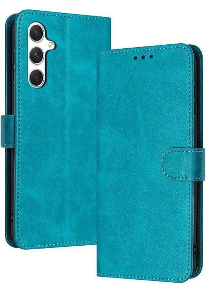 YH Market Toka Saf Renk Pu ile Samsung Galaxy S23 Fe Kickstand Için Flip Case (Yurt Dışından)