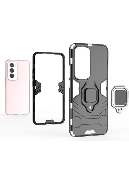 Oppo Oppo 12 5g Için Kılıf Kickstand Askeri Damla Koruma Darbeye (Yurt Dışından) modelleri