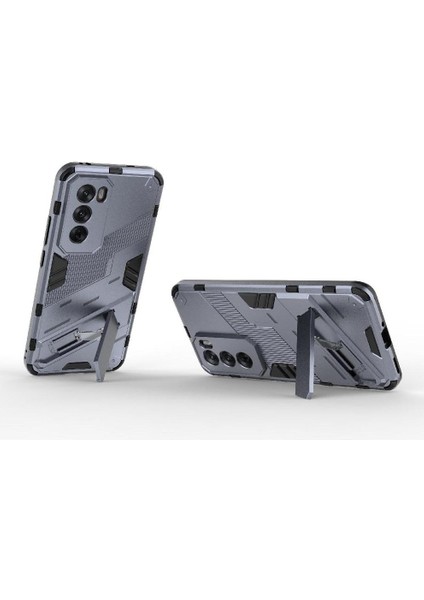 Oppo Oppo 12 Pro 5g Için Kickstand Koruyucu Kapak Sağlam Askeri (Yurt Dışından) modelleri