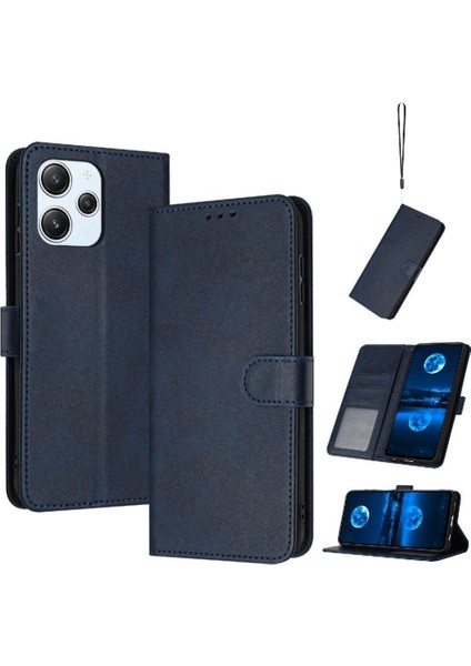 Xiaomi Redmi Için Flip Case 12 4g/5g Toka Kickstand Pu Deri ile (Yurt Dışından)