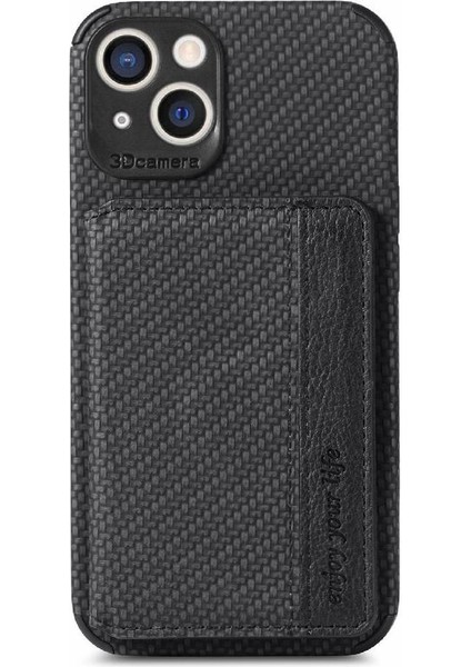 IPhone 13 Için Kılıf Mini Manyetik Kart Tutucu Komple Kamera Güvenlik Rfıd (Yurt Dışından)