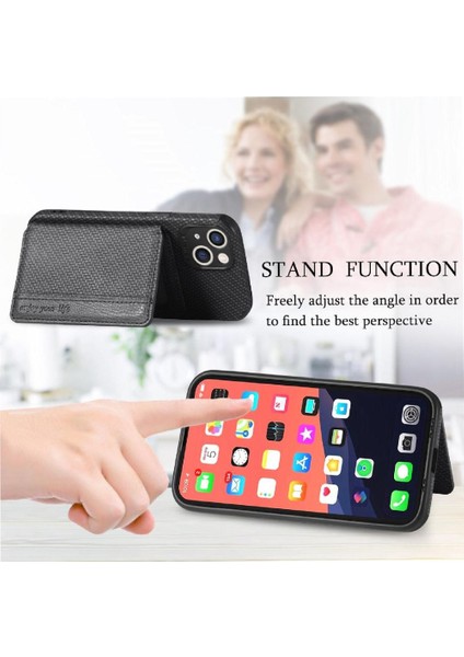 IPhone 13 Için Kılıf Mini Manyetik Kart Tutucu Komple Kamera Güvenlik Rfıd (Yurt Dışından)