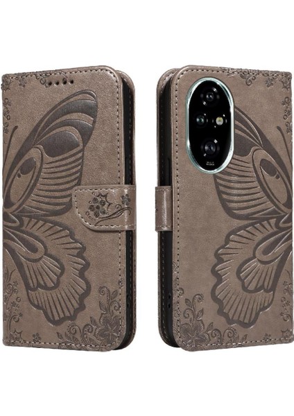 Kredi Kartı Yuvası ile Onur 200 Pro 5g Için Flip Case Ayrılabilir El Kayışı (Yurt Dışından)