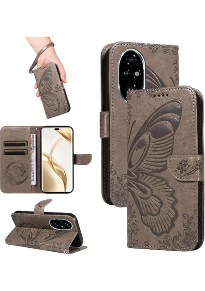Kredi Kartı Yuvası ile Onur 200 Pro 5g Için Flip Case Ayrılabilir El Kayışı (Yurt Dışından) indirimleri