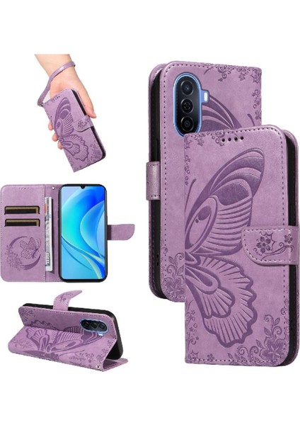 Huawei Nova Y70 Artı Ayrılabilir El Kayışı ile Yüksek Kalite Için Flip Case (Yurt Dışından)