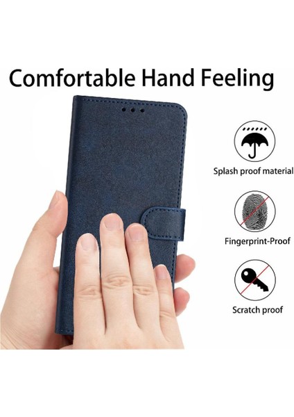 Xiaomi Redmi Not 13 Pro Artı Kickstand Için Flip Case Kart Yuvası ile Saf (Yurt Dışından)