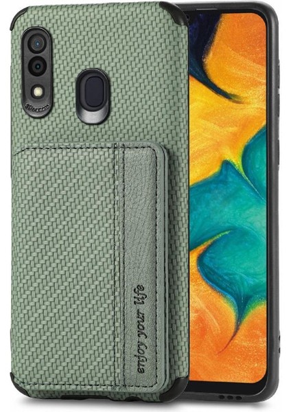 Samsung Galaxy A30/A20 Standı Fonksiyonu Manyetik Kart Tutucu Rfıd (Yurt Dışından) indirimleri