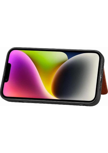 IPhone 14 Için Kılıf Standı Fonksiyonu Manyetik Kart Tutucu Komple Kamera (Yurt Dışından) fiyatları
