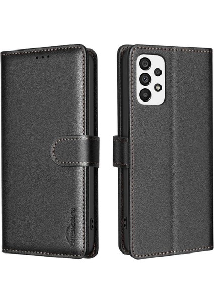 Samsung Galaxy M23 5g Rfıd Engelleme Kart Tutucu Kickstand Pu Için Flip Case (Yurt Dışından) indirimleri