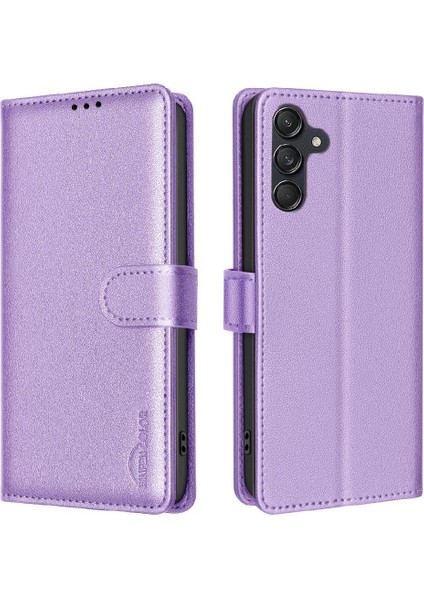 YH Market Samsung Galaxy S24 Artı Kart Tutucu Için Flip Case Kickstand Cüzdan Pu Rfıd (Yurt Dışından)