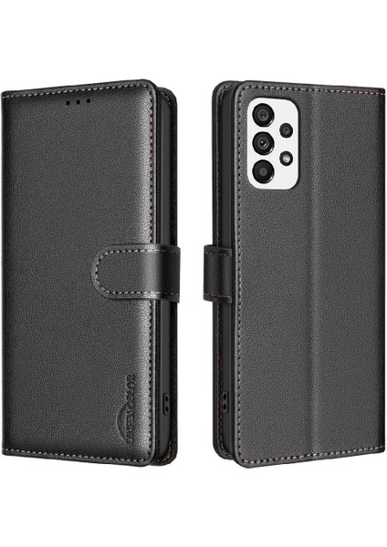 Samsung Galaxy A13 4g Manyetik Pu Deri Kart Tutucu Cüzdan Için Flip Case (Yurt Dışından)