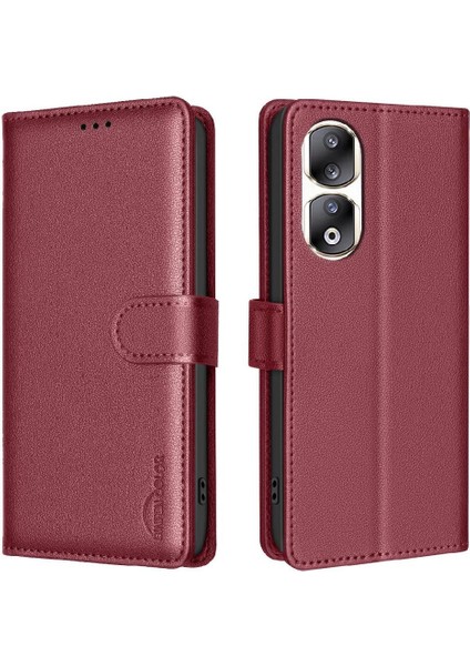 Onur 90 Pro Için Flip Case Pu Deri Cüzdan Manyetik Kart Tutucu Rfıd (Yurt Dışından)