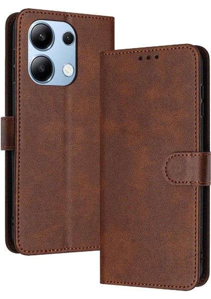 Saf ile Kart Yuvası Kickstand ile Xiaomi Redmi Not 13 4g Için Flip Case (Yurt Dışından)
