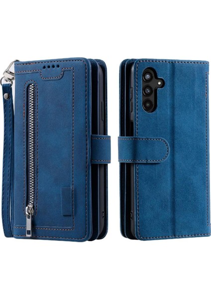 Samsung Galaxy A13 Için Flip Case 4g/5g Kickstand Kordon Cüzdan 9 Kart Pu (Yurt Dışından)