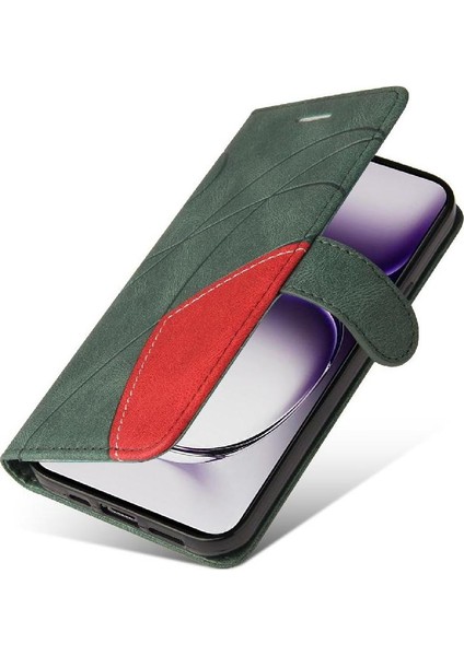 Kart Yuvası Standı Rengi ile Oppo Oppo 12 5g Deri Cüzdan Için Flip Case (Yurt Dışından) fiyatları