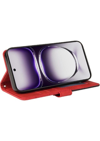 Kart Yuvası Standı Rengi ile Oppo Oppo 12 5g Deri Cüzdan Için Flip Case (Yurt Dışından) fiyatları