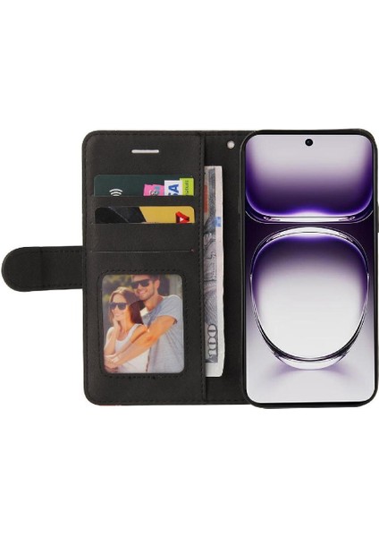 Kart Yuvası Standı Rengi ile Oppo Oppo 12 5g Deri Cüzdan Için Flip Case (Yurt Dışından) indirimleri