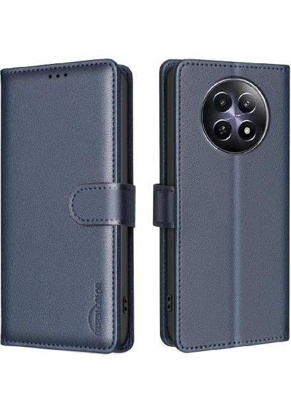 Realme 12 5g Cüzdan Manyetik Pu Deri Rfıd Engelleme Kartı Için Flip Case (Yurt Dışından) fırsatları