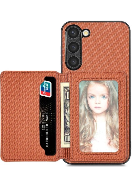 Samsung Galaxy S23 Artı Manyetik Kart Tutucu Rfıd Engelleme Standı (Yurt Dışından)