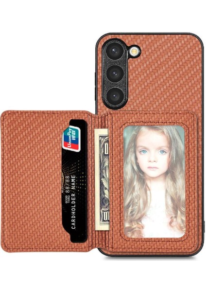 Samsung Galaxy S23 Manyetik Kart Tutucu Rfıd Engelleme Için Kılıf Komple (Yurt Dışından)