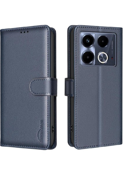 Infinix Not 40 4g Rfıd Engelleme Kart Tutucu Kickstand Pu Için Flip Case (Yurt Dışından) indirimleri