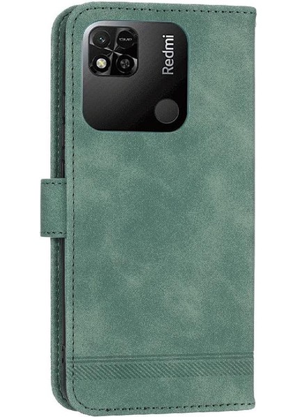 Xiaomi Redmi 12C Premium Manyetik Kapatma Nakit Cep Kartı Için Flip Case (Yurt Dışından)