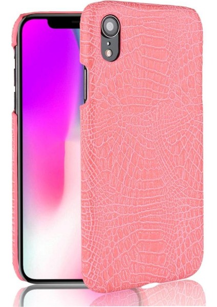 IPhone Xr Klasik Timsah Moda Anti Scratch Için Şık Klasik Durumda (Yurt Dışından)