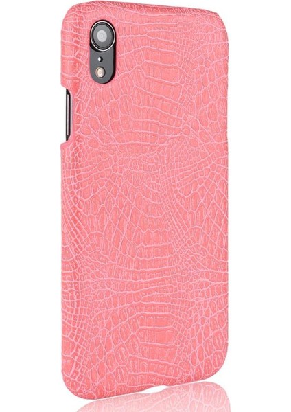 IPhone Xr Klasik Timsah Moda Anti Scratch Için Şık Klasik Durumda (Yurt Dışından)