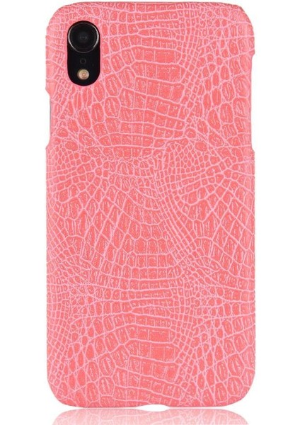 IPhone Xr Klasik Timsah Moda Anti Scratch Için Şık Klasik Durumda (Yurt Dışından)