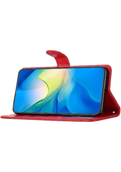 Mays Home1 Samsung Galaxy M23 5g Kickstand Tpu Darbeye Pu Deri Için Flip Case (Yurt Dışından)