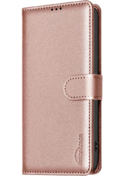 IPhone 15 Için Flip Case Pro Kart Tutucu Kickstand Rfıd Engelleme Manyetik (Yurt Dışından)